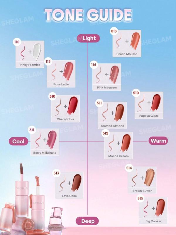 SHEGLAM Line To Shine Peel-Off Lip Stain & Gloss Duo lip stain and gloss