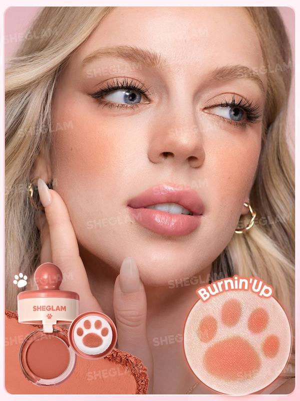 رژگونه استامپی شیگلم Cutie Paw رنگ 404 Burnin' Up