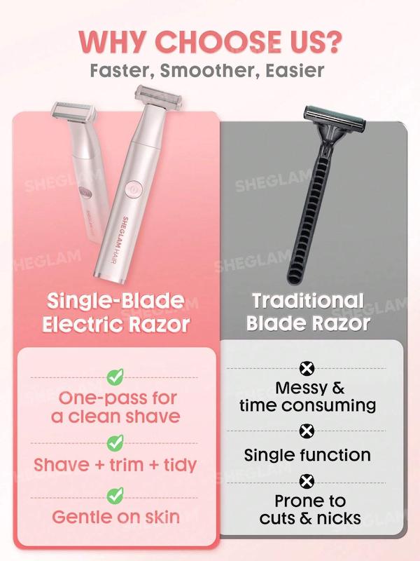 استفاده از ماشین اصلاح تک تیغه شیگلم Smooth Moves در قایسه با ژیلت و تیغ 