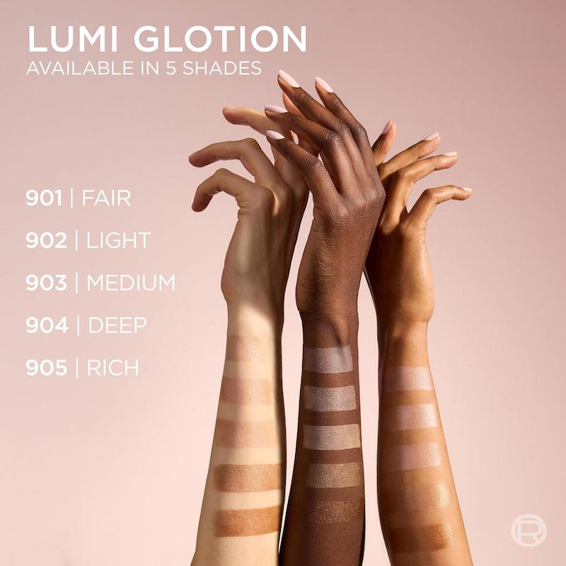 L'Oréal Lumi Glotion برای استفاده به عنوان هایلایتر و روشن کننده