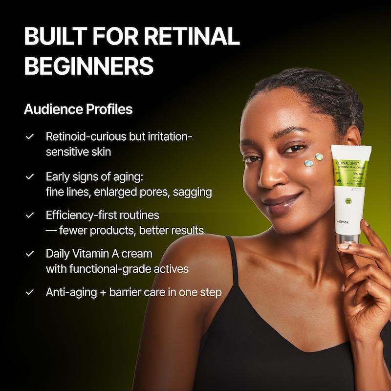 کرم سلیمکس Vita-A Retinal Shot مناسب برای شروع روتین مراقبت از پوست با رتینال