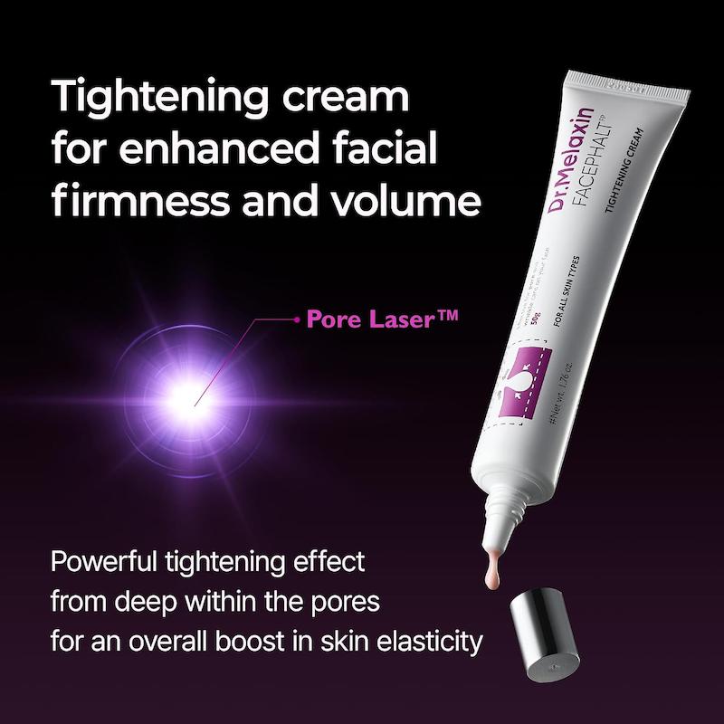 معرفی عملکرد کرم Dr.Melaxin FacePhalt برای سفتی پوست و بهبود ظاهر منافذ با Pore-Laser