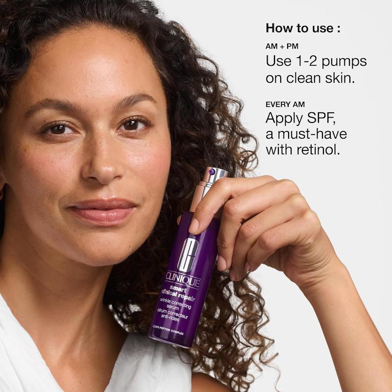 Clinique Smart Clinical Repair Wrinkle Correcting Serum 50ml روش استفاده از سرم