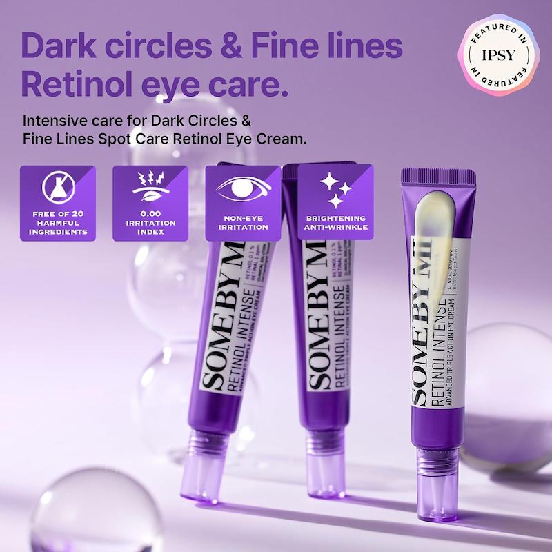 SOME BY MI Retinol Intense Advanced Triple Action Eye Cream 30ml برای تیرگی و خطوط ریز دور چشم