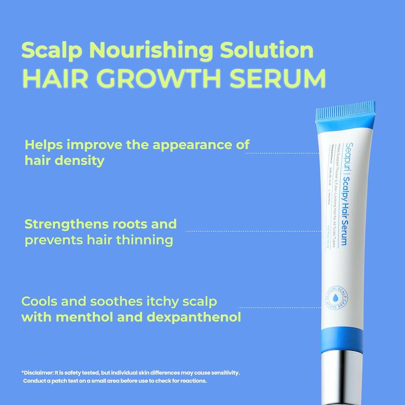 Seapuri Scalpy Hair Serum 20ml محلول تغذیه کننده و مراقبت از پوست سر