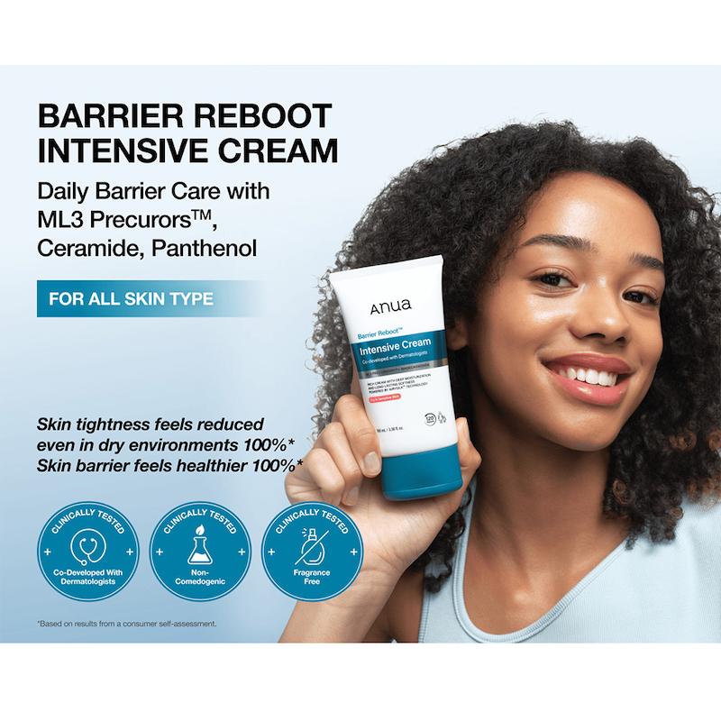 معرفی کرم Anua Barrier Reboot Intensive Cream برای آبرسانی عمیق و مراقبت از سد دفاعی پوست