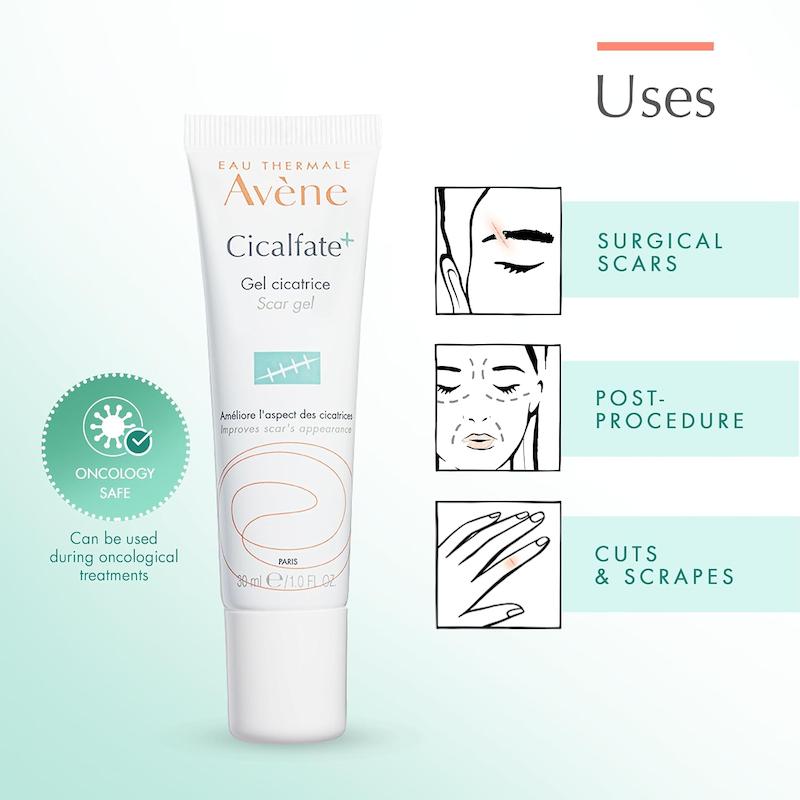 بسته بندی و تیوب ژل اسکار Avène Cicalfate+ Narbenpflege-Gel 30ml