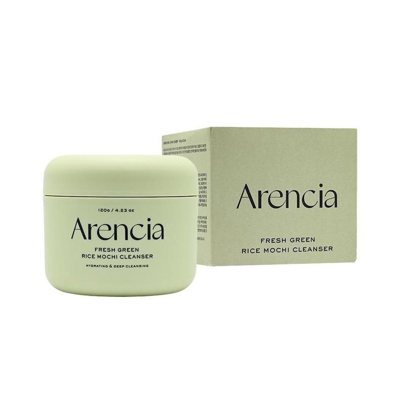 Arencia Fresh Green Rice Mochi Cleanser 120g همراه با بسته بندی محصول