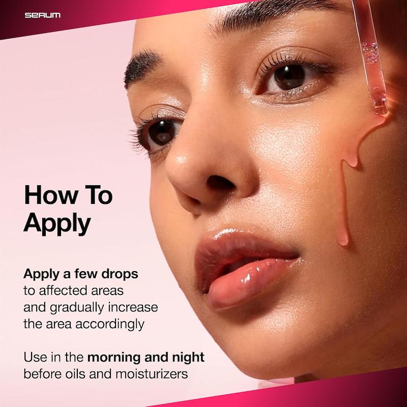 8. نحوه استفاده از سرم ANUA Niacinamide 10 TXA 4 روی پوست صورت