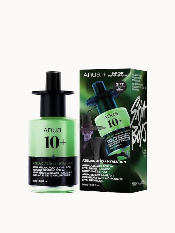 1. سرم آزلائیک اسید 10% و هیالورون ANUA KPOP DEMON HUNTERS 50ml به همراه جعبه