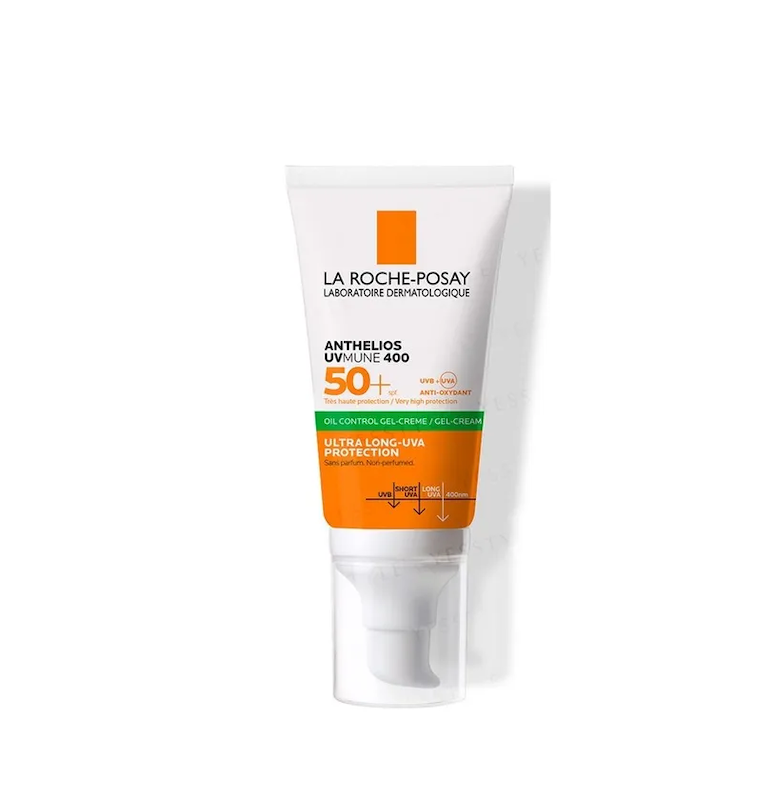 ضد آفتاب ژل کرم بی رنگ لاروش پوزای Anthelios UVMune 400 Oil Control SPF50+
