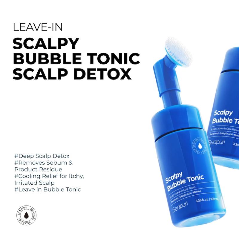 تونیک کف دار سی پوری Scalpy Bubble Tonic با عملکرد پاکسازی و سم زدایی پوست سر