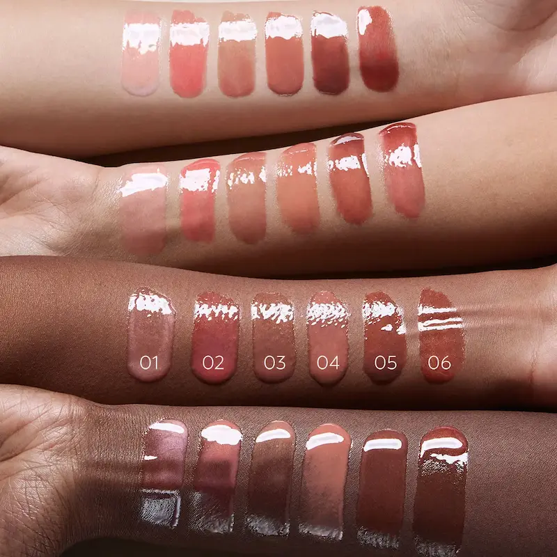 طیف رنگی 6 رنگ KIKO 3D Hydra Xtreme Lipgloss