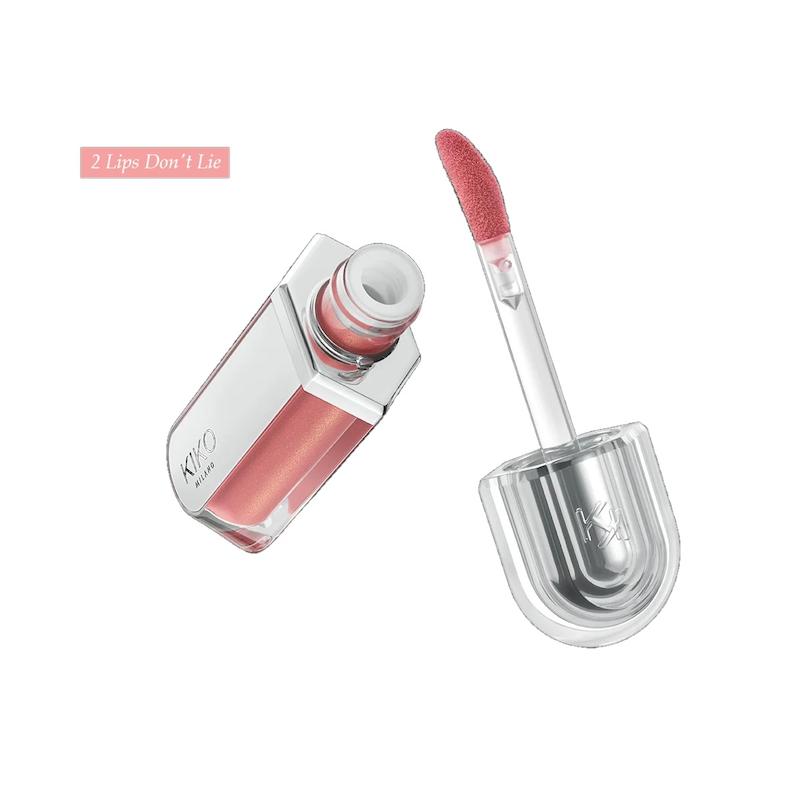 KIKO 3D Hydra Xtreme Lipgloss رنگ 01 Pink Glacier همراه با اپلیکاتور