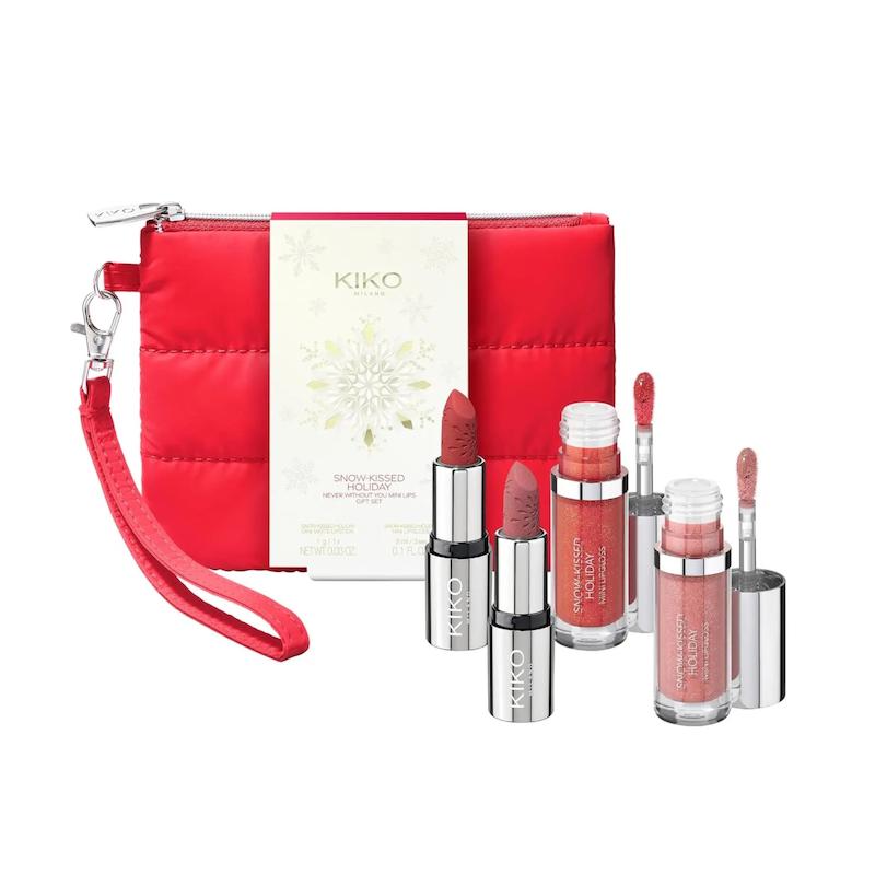KIKO Milano Snow-Kissed Holiday My Perfect Combo Lips Gift Set ست هدیه آرایش لب کالکشن Snow-Kissed Holiday