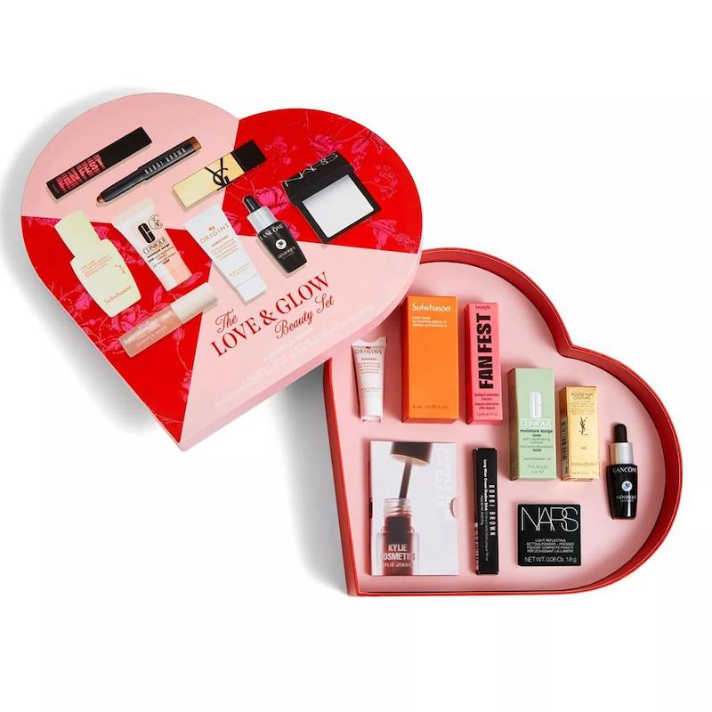 ۹ محصول مینی آرایشی و مراقبتی پک The Love & Glow شامل Clinique و Lancôme و NARS و YSL