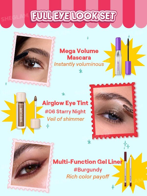 نمایش محصولات آرایش چشم SHEGLAM Life Is Sweet و جلوه آن‌ها روی چشم