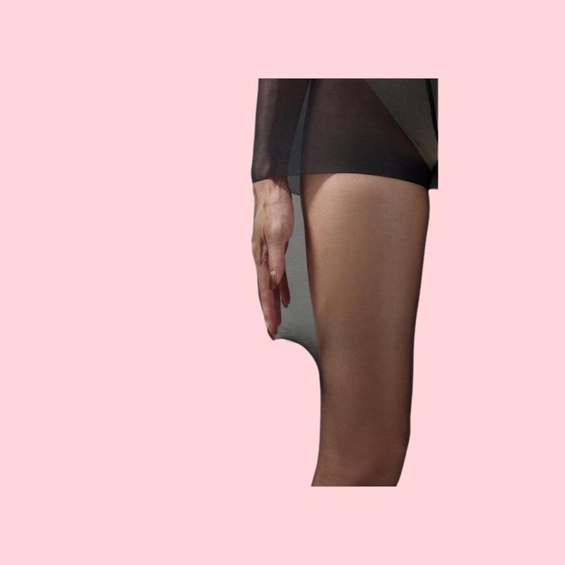 جوراب شلواری شیشه ای مشکی