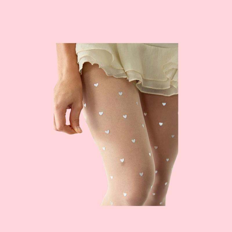 جوراب شلواری قلبی