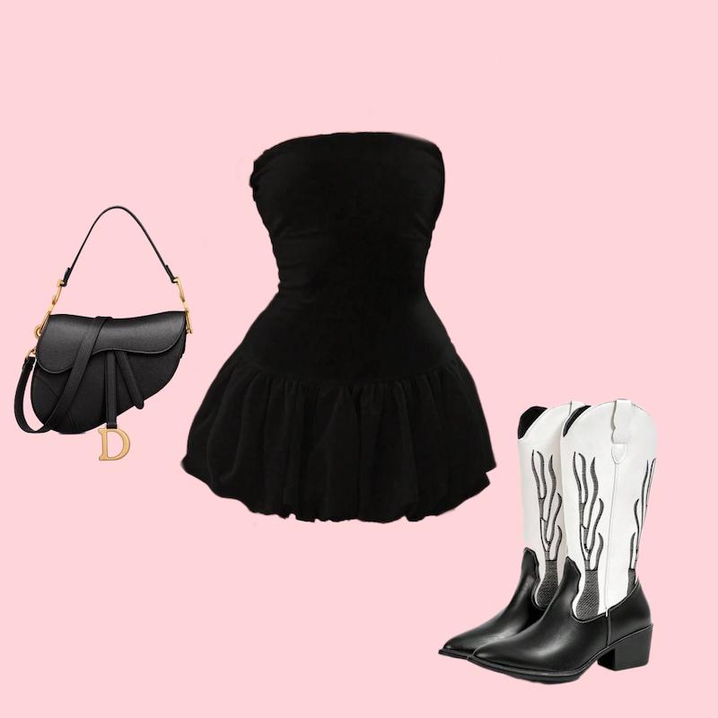 پیراهن دامن قارچی