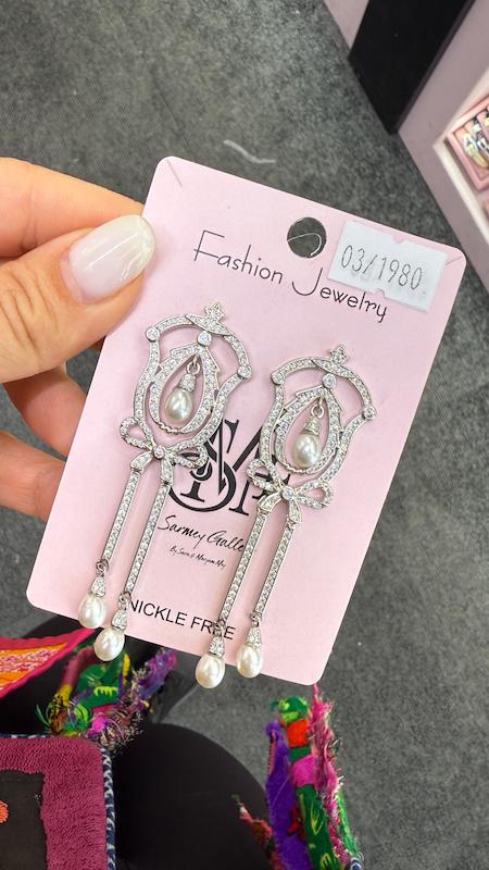 گوشواره جواهری