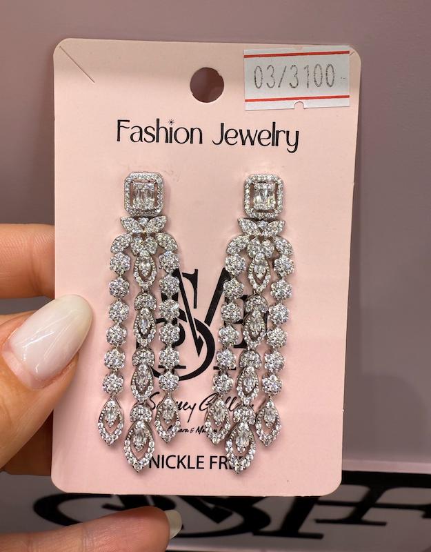 گوشواره جواهری 