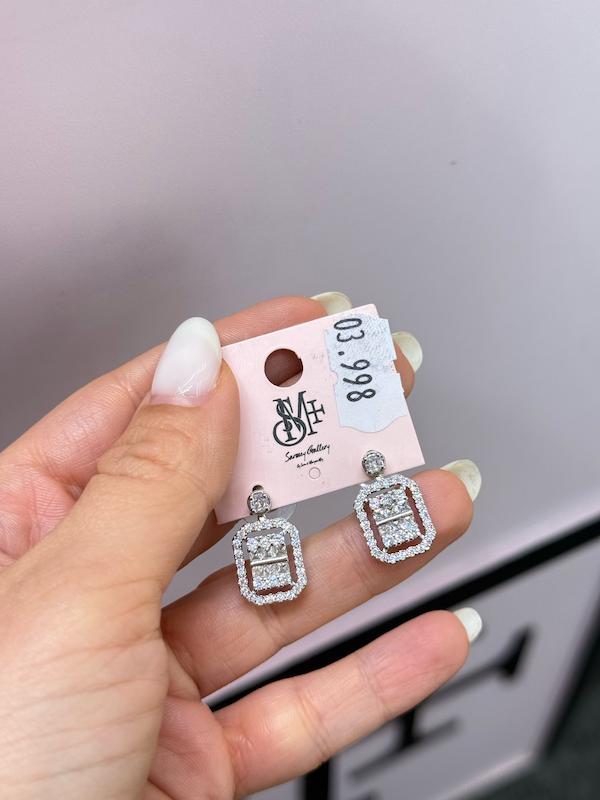 گوشواره جواهري ظريف 