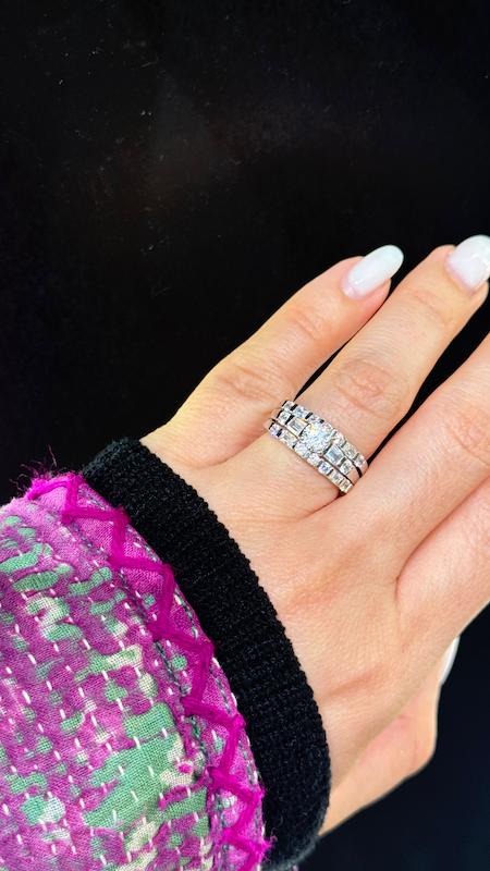 انگشتر حلقه و پشت حلقه