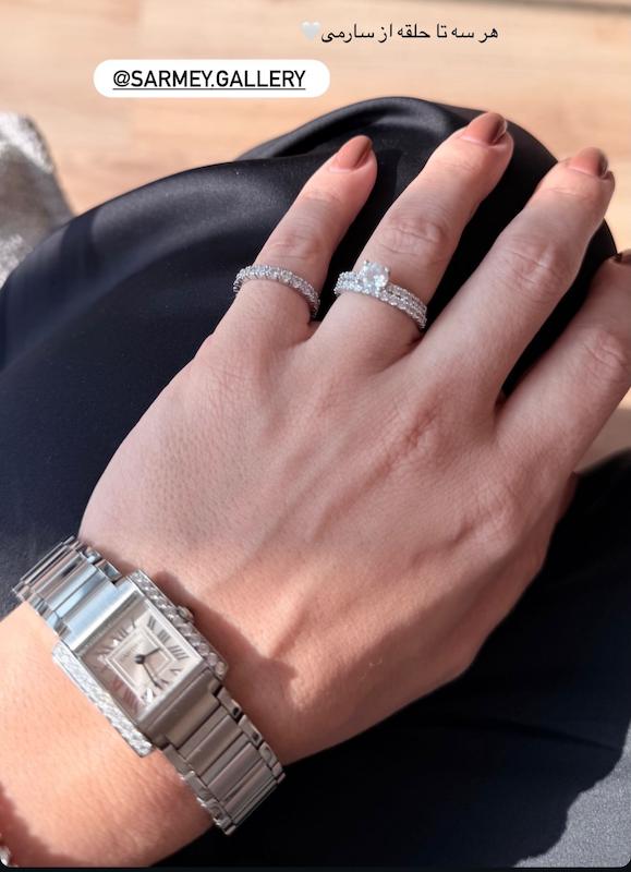 انگشتر حلقه و پشت حلقه