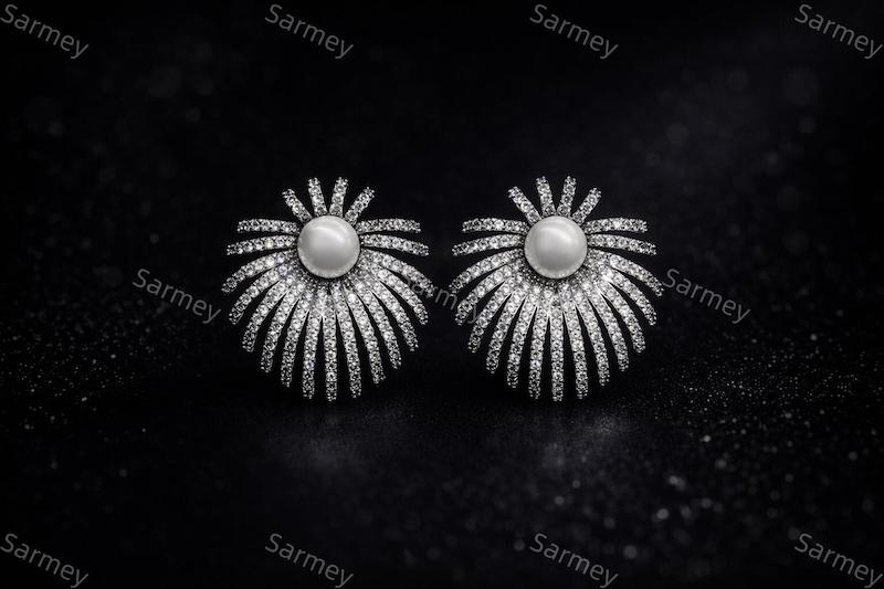 گوشواره جواهری