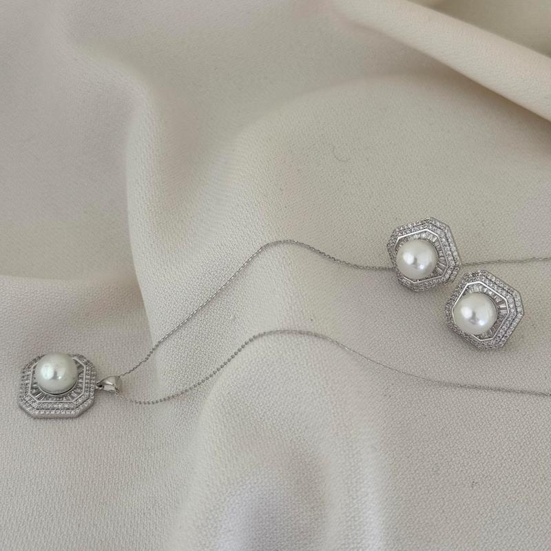 نیم ست مرواریدی