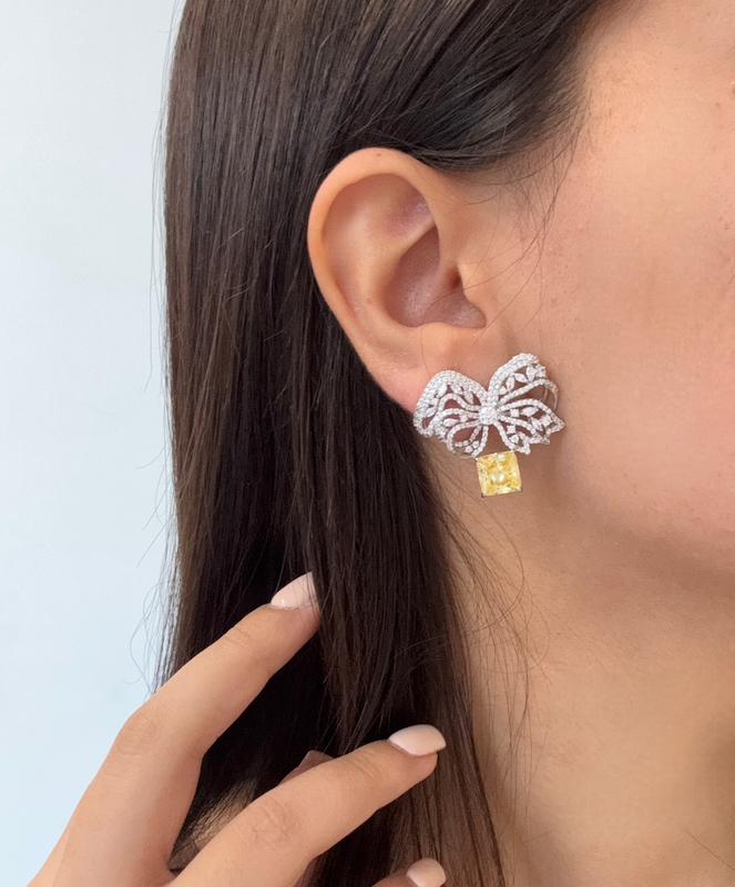 گوشواره سیترین