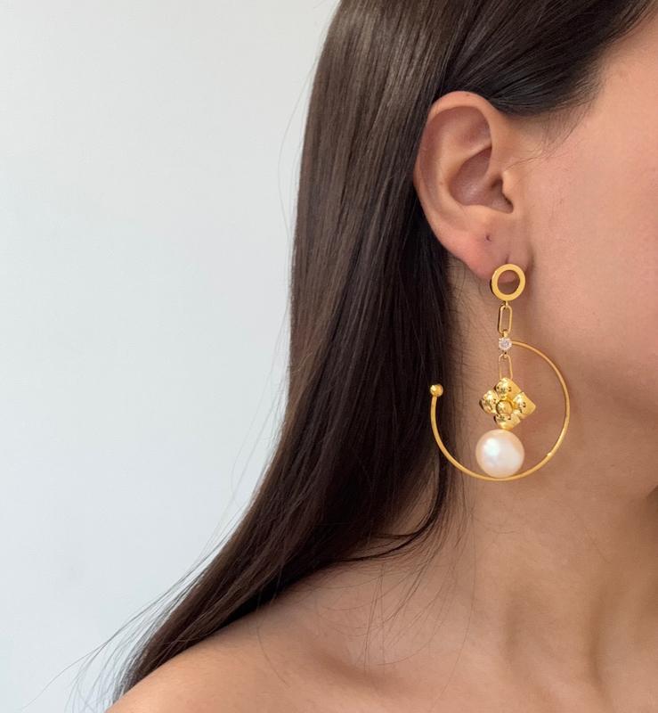 گوشواره مرواریدی