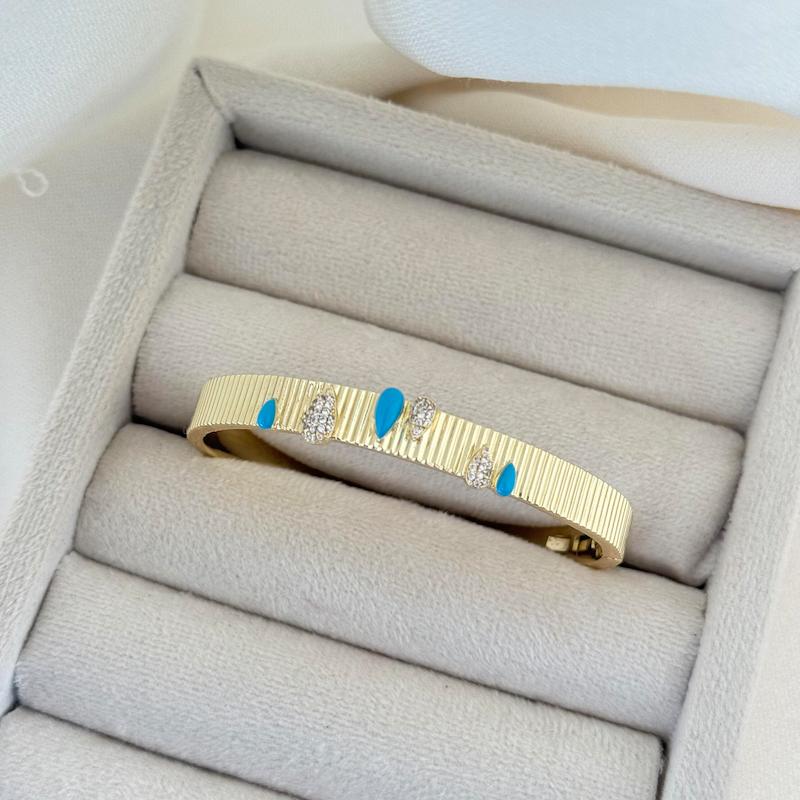 دستبند ظریف طرح طلا