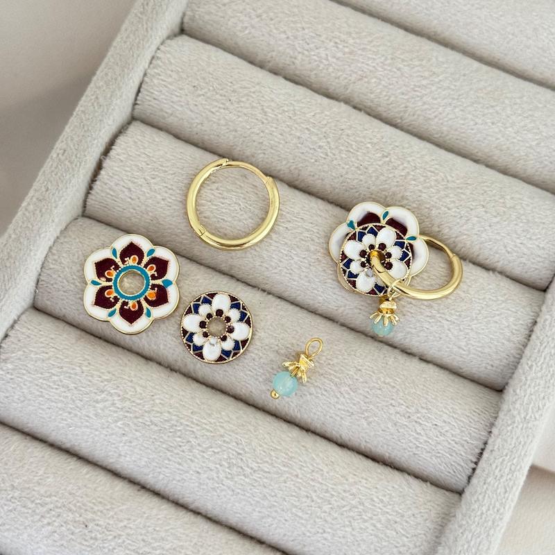 گوشواره میناکاری