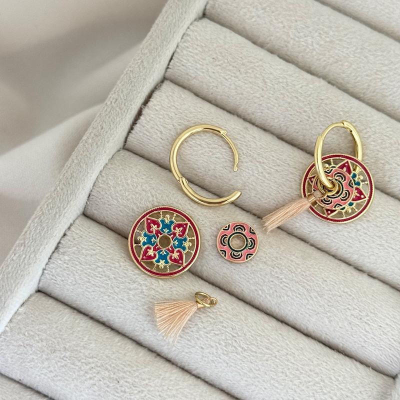 گوشواره میناکاری