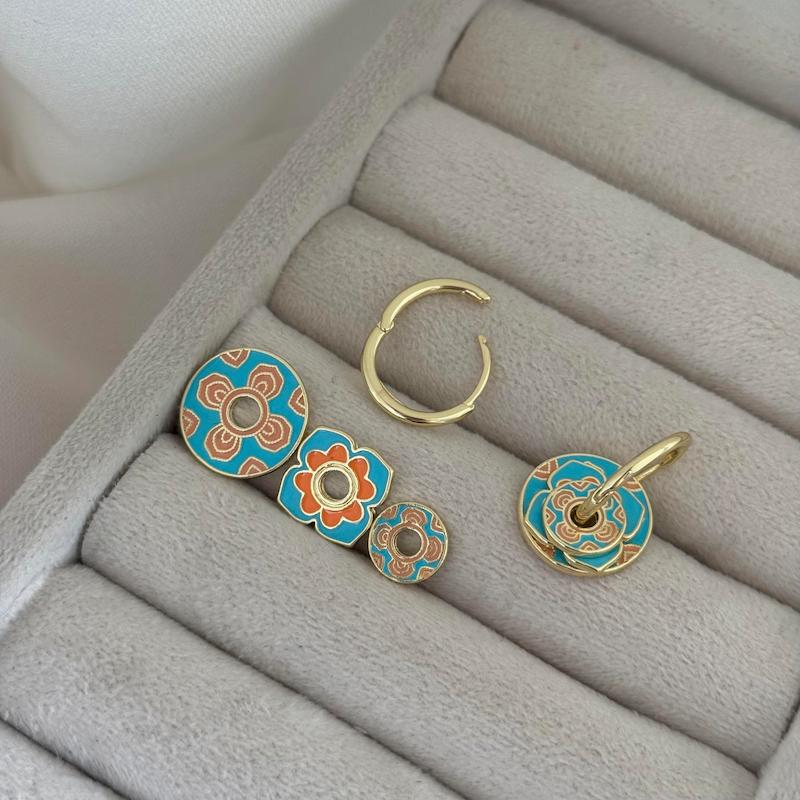 گوشواره مینا کاری