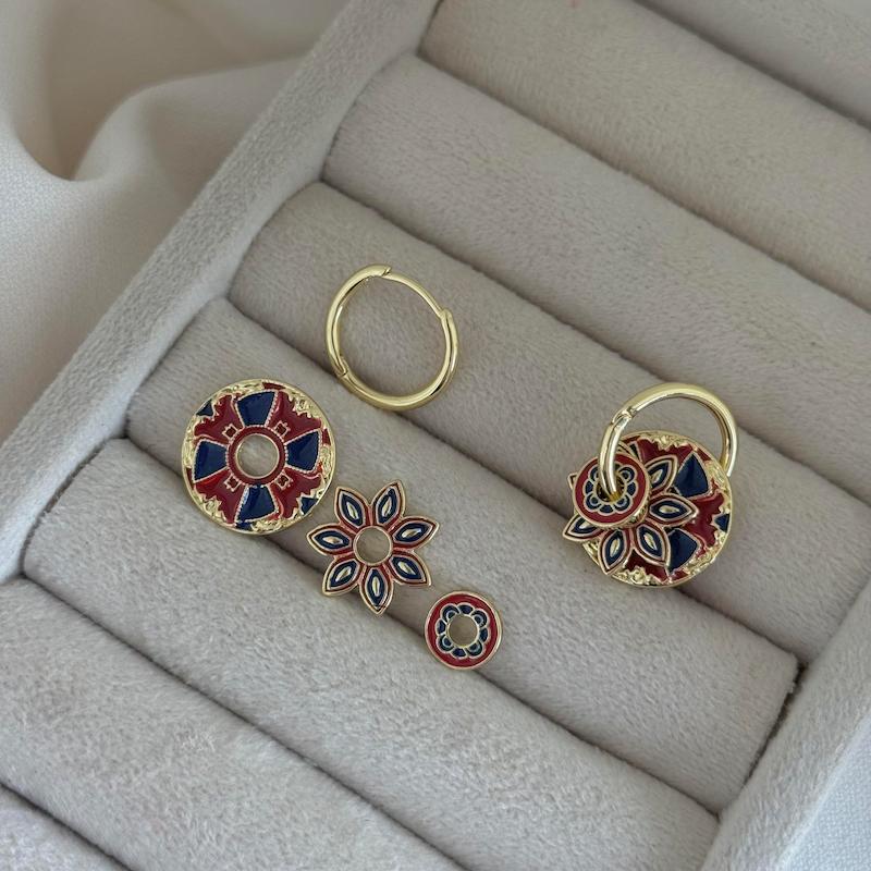 گوشواره میناکاری