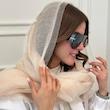 شال حریر ۲ لایه