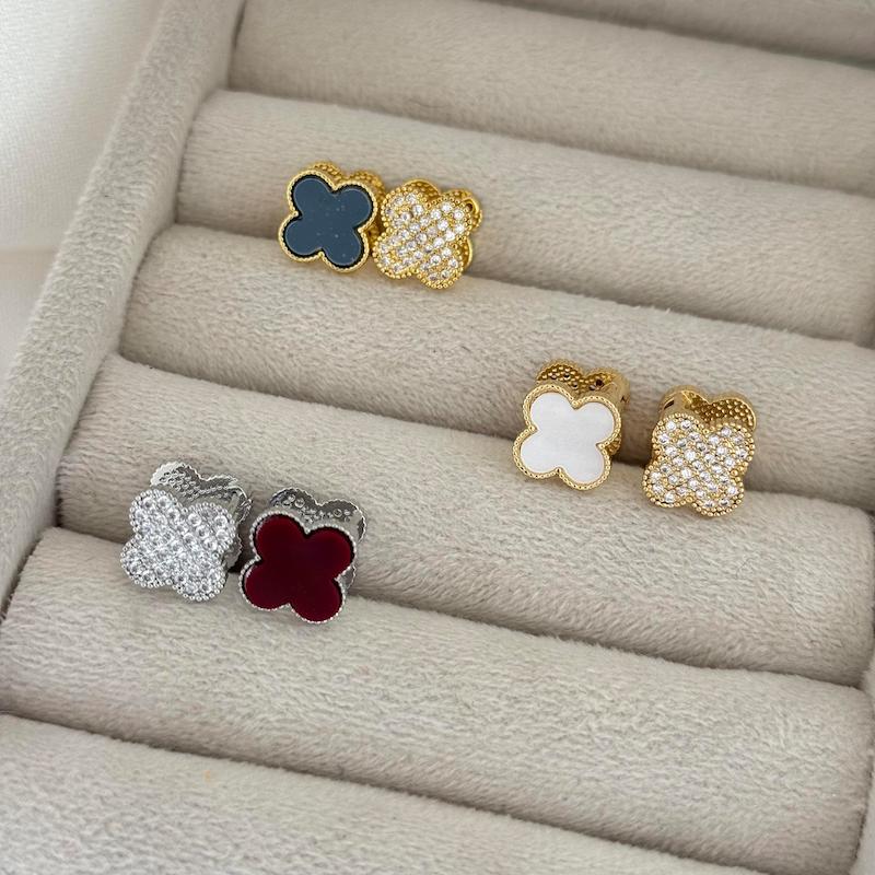 گوشواره van*cleef دو رو
