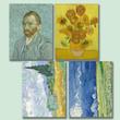 پک استیکر ژورنالینگ آثار هنرمندان - van gogh - طرح2