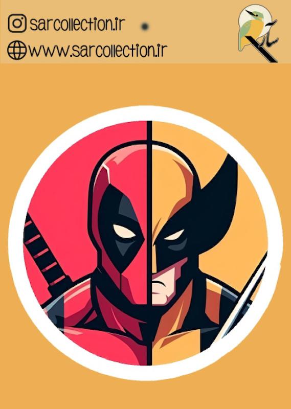 استیکر تک عددی Marvel & DC 6