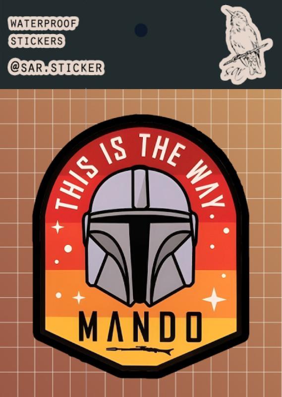 استیکر تک عددی STAR WARS-1