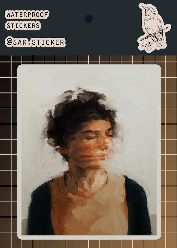 استیکر تک عددی ART34