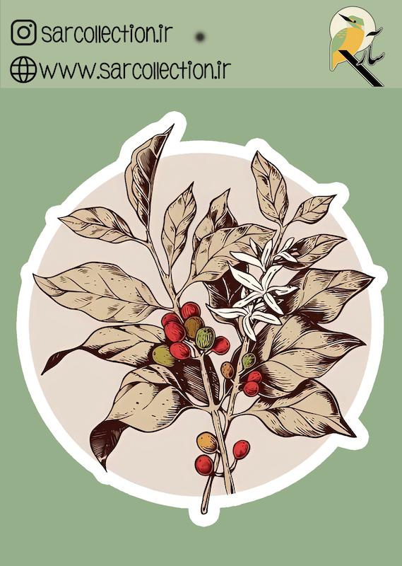 استیکر تک عددی COFFEE-12