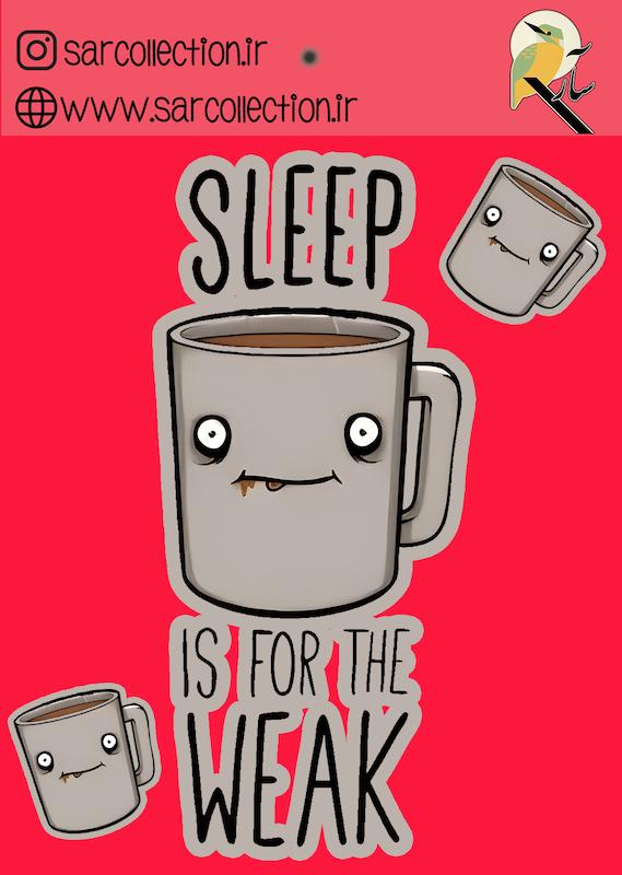 استیکر تک عددی COFFEE-10
