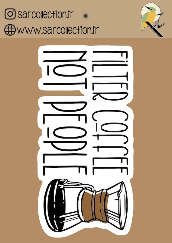 استیکر تک عددی COFFEE-4