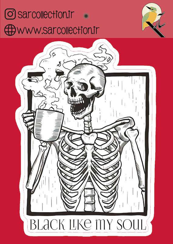 استیکر تک عددی COFFEE-16