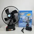 پنکه تک باتری پره پلاستیکی چرخشی Lithium Fan شارژی