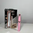موزن و خط زن ابرو قلمی فلاولس مدل Flawless Brows با چراغ LED صورتی 